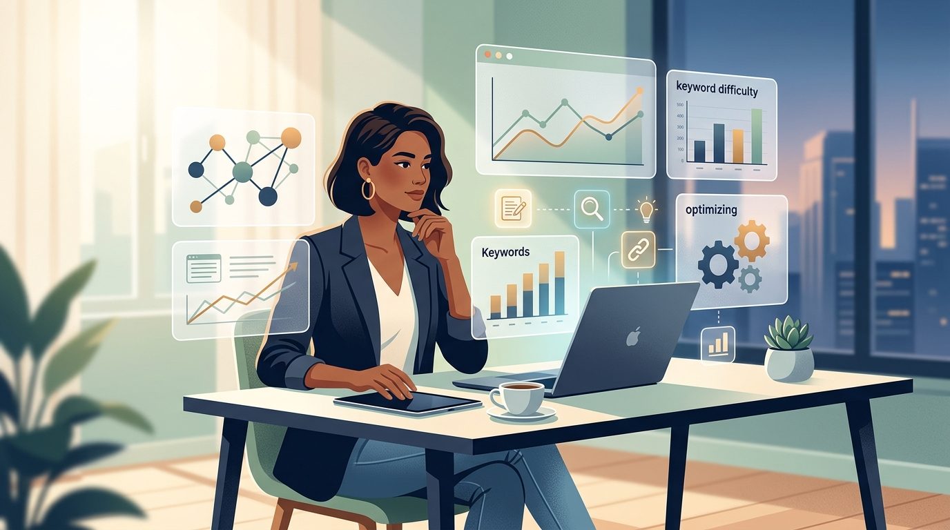 AI SEO tools for beginners 2026: Non-technical founder's setup guide — cover illustration