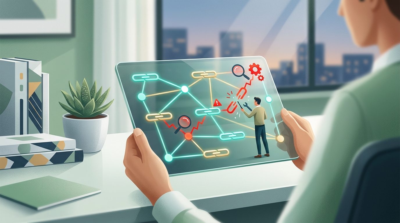 Backlink Audit for Small Business 2026: Identify & Fix Toxic Links — cover illustration