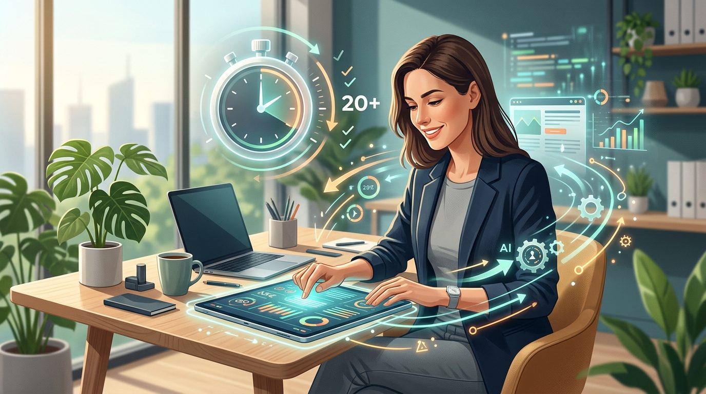 AI SEO Tools Save Small Businesses 20+ Hours Weekly on Content Optimization — cover illustration
