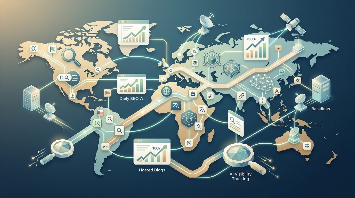 Multi-Language SEO Automation for International Agencies 2026 — cover illustration