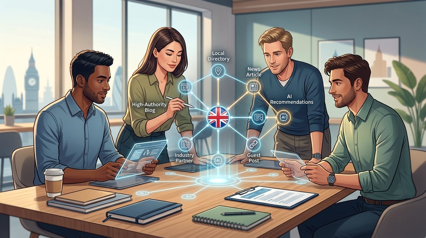 Backlink Strategy for UK Small Businesses: 2026 Complete Guide — cover illustration