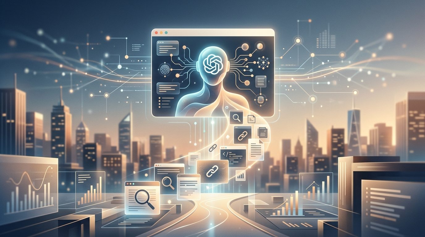 Does ChatGPT Recommend Websites? How to Get Cited by AI in 2026 — cover illustration