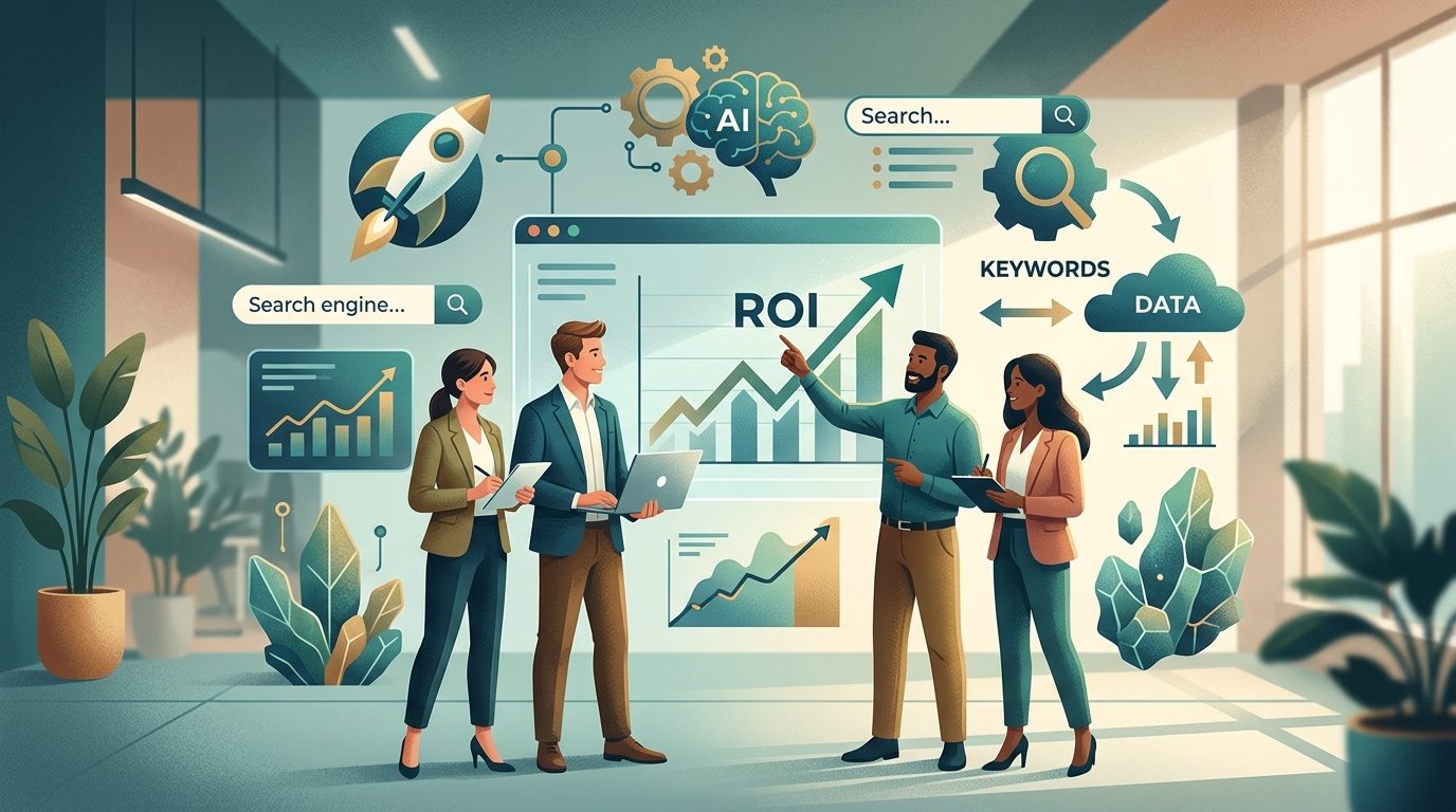 AI-Powered SEO Tools for Small Businesses 2026: ROI Guide — cover illustration